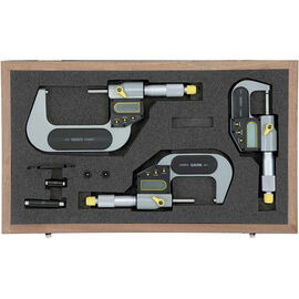 0-3"/0-75mm Asimeto IP65 Coolant Proof Digital Micrometer Set With SPC product photo