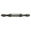1/8" Diameter 2-Flute Ball Nose Double End Regular Length TiAlN Coated End Mill product photo