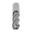 3/16" Diameter x 3/16" Shank 2-Flute Extra Long Length Ball Nose Yellow Series Carbide End Mill product photo Side View S