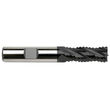 1/2" Diameter x 1/2" Shank 4-Flute Regular Length Centre Cut TiAlN Coated Roughing HSCO Cobalt End Mill product photo