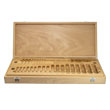 1/4" - 1" Tap & Die Empty Wooden Case (2 Adjustable Tap Wrenchs & 3 Die Stocks Included) product photo Side View S