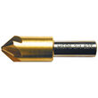 1/2" 60º 6-Flute TiN Coated Premium M42 Cobalt Countersink product photo